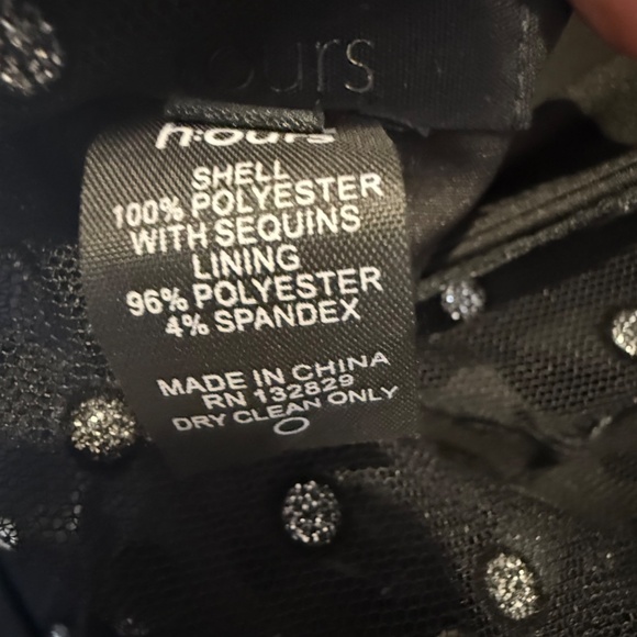 H:ours black embellished one sleeve cocktail dress - Picture 5 of 5